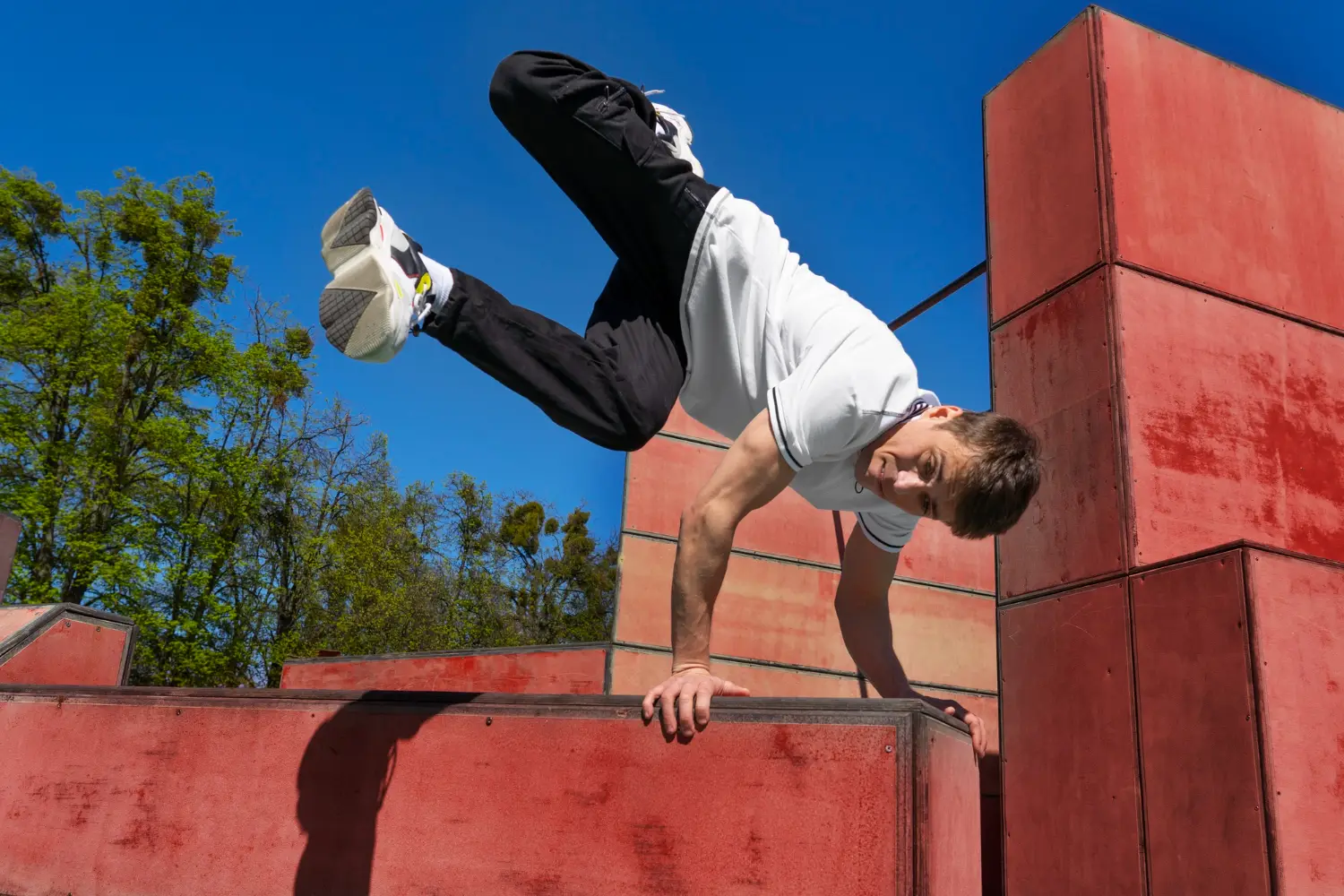 Parkour – Appui dynamique en extérieur