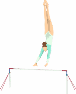 Agrès féminin - Barres asymétriques