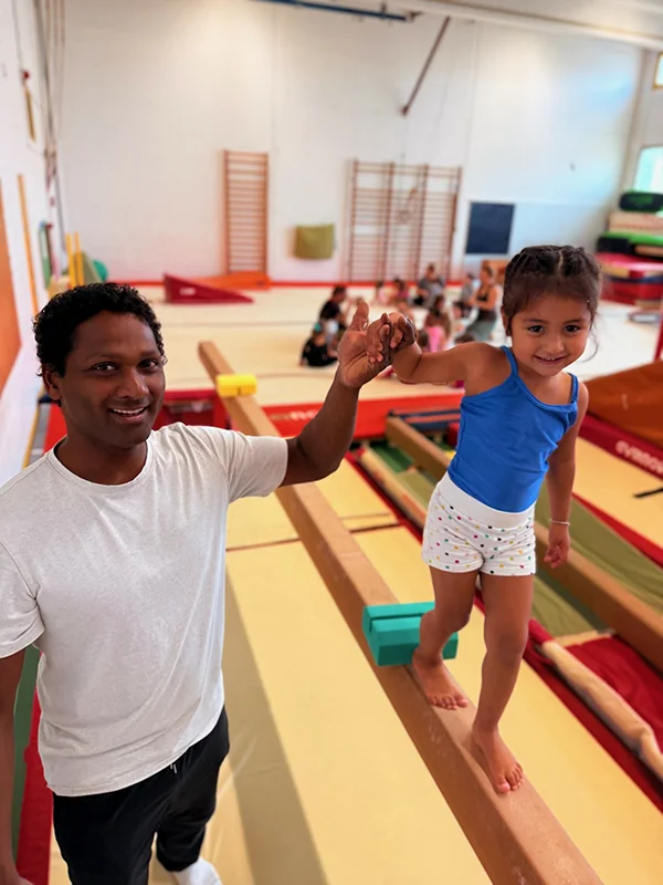 Gym Petite Enfance – Apprentissage sur la poutre EGMA Montélimar